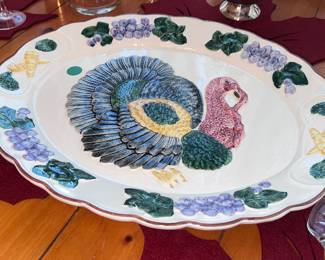 Vintage Turkey Platter