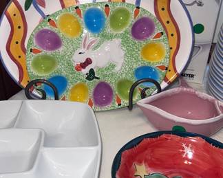 Cute holiday serving pieces