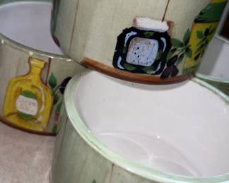 Vintage Salad Bowl set