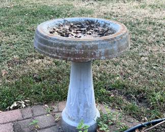 Concrete, Bird Bath