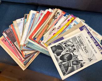 Lots of sheet music 