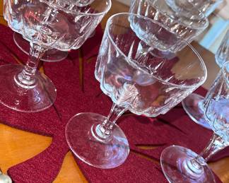 Vintage Arcoroc France Champagne Coupe Glass Set