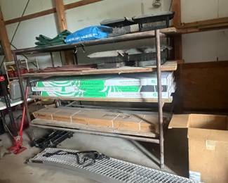 flooring, stainless steel ramps, chimney covers x 4, tarps, etc, racking system can go too