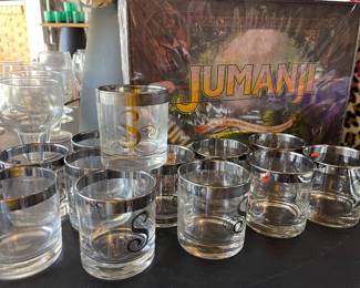 “S” MONOGRAMMED LOWBALL GLASSES