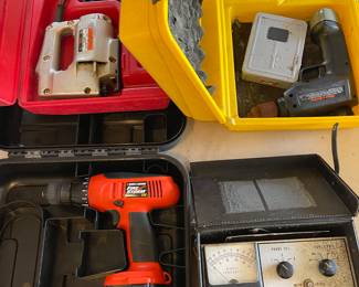 POWER TOOLS, OLD ELECTRONICS