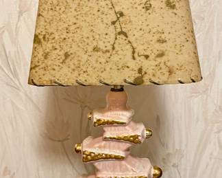 MCM KRON PINK & GOLD LAMP