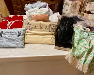 LINENS, BABY BLANKETS, APRONS