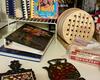 HOT PADS, VINTAGE COOKBOOKS