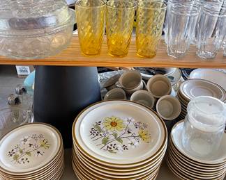 VINTAGE STONEWARE PLATES