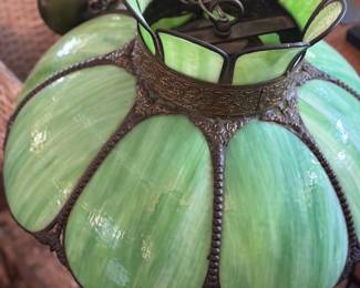 Slag glass ceiling light or possible shade