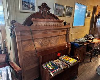 Headboards, comic books, plus