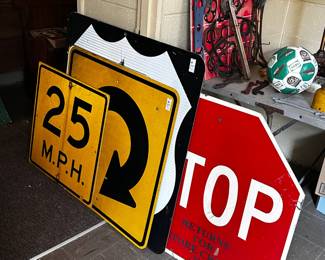 Assorted signs