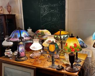 Lamps, slag and other