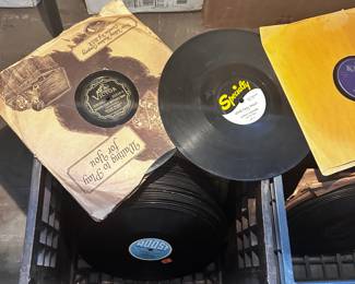 Hillbilly and rock 78s