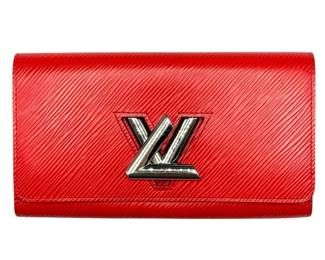 Louis Vuitton Epi Twist Wallet in Red Leather