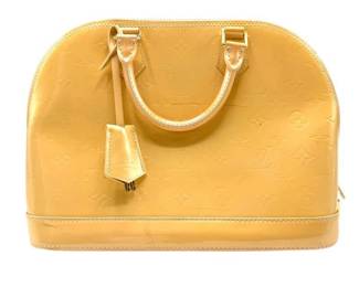 Louis Vuitton Yellow Epi Leather Alma PM