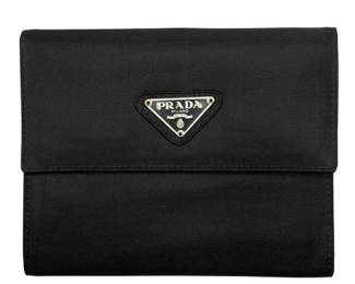 Prada Black Tessuto Nylon Wallet