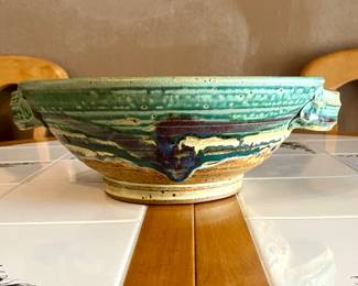 A beautiful multi purpose bowl. Enhance your cooking or dining experience with this handthrown pottery bowl