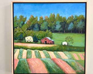 RVA's Dick Fowlkes oil on canvas