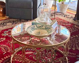 Gilt coffee table