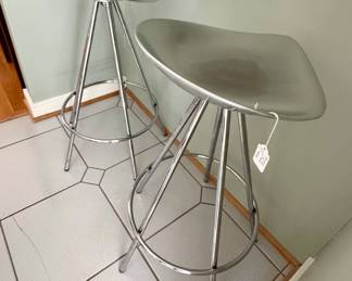 Knoll Stainless Barstools