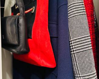 Luxe handbags/NEW WITH TAGS clothing