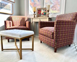 Super cool club chairs by Bassett Furniture