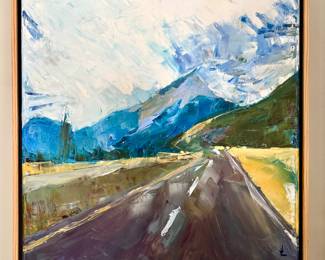 RVA's Joan Layne original oil on canvas