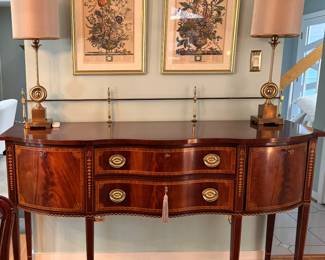 Councill Sideboard, Wildwood Lamps, Vintage Botanicals