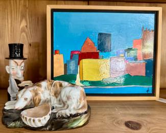 Gail Leviner original, Staffordshire, cool knick knacks