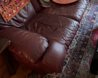 Red Leather Couch