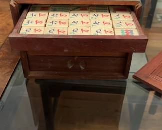 Vintage Mahjong Set