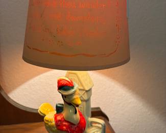 Goosey Goosey Gander Children's vintage lamp