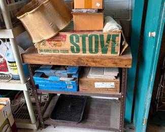 vintage Coleman stove in original box # 4130499