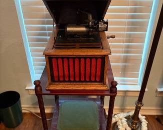 Edison Phonograph with music cylinders available