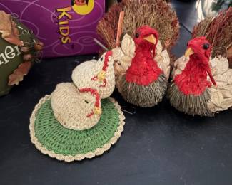 Hand crocheted decor