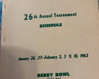 Fort Worth’s own 1963 Berry bowl!