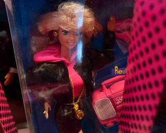 Rappin’ Rockin’ Barbie 1991 Mattel 3248 w Working Boombox