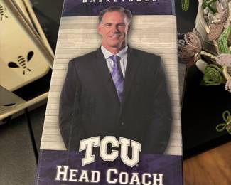 Advertising TCU head coach, Jamie Dixon