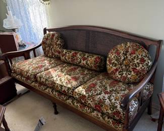 MCM rattan couch