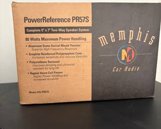 Pair Memphis car audio speakers