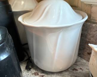 White canister set