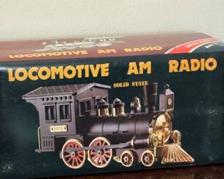 Vintage locomotive AM radio 