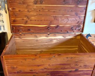 large cedar chest