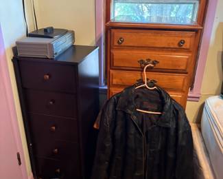 chest of drawers, clothing, shoes