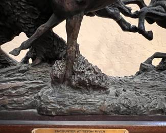 Sculpture Encounter at Grand Teton by Jim Porter