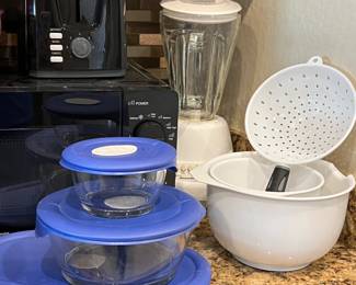 Pyrex, Blender, Toaster, Microwave