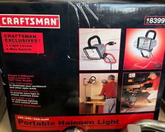 Craftsman Portable Halogen Light