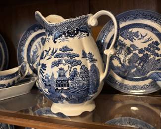 Blue Willow Pitcher 