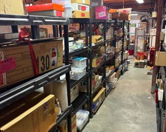 STORAGE ROOM AND GARAGE WILL OPEN AT 9:00 